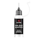 Curvlife 20ml Pinpoint Nail Glue Remover for Press on, Multi-Functional Remover for Nails Tips, Gentle Glue Remover for Gel x Nails, Non-Acetone Nail Polish Remover