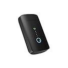 RAVPower FileHub Plus,Wireless Travel Router, SD Card Reader USB Portable Hard Drive Companion, DLNA NAS Sharing Media Streamer 6000mAh External Battery Pack, Black
