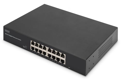 Commutateur réseau 16 ports DIGITUS résout les pannes de vidéosurveillance sans aucun ventilateur