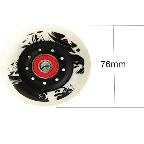 Roues de patin à roues alignées extérieures intérieures 76mm 80mm - 4