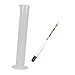 TOPPERFUN 1 Set Completo Alcolometro con Kit per Produzione e Vino con Misurazione Precisa della Gradazione Alcolica e Scala Tripla immagine