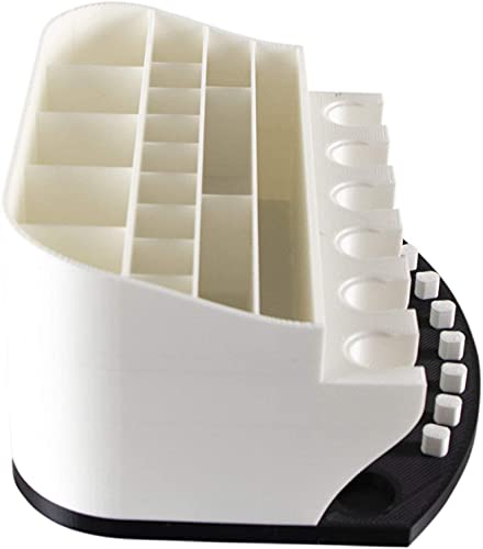 Image of XCJD Organizer for Cricut Tools and Accessories Blade Holder Caddy,Storage for Cricut Maker Blades /QuickSwap Tip /Explore DeepCut Blade(Black), 148mm,125mm,79mm