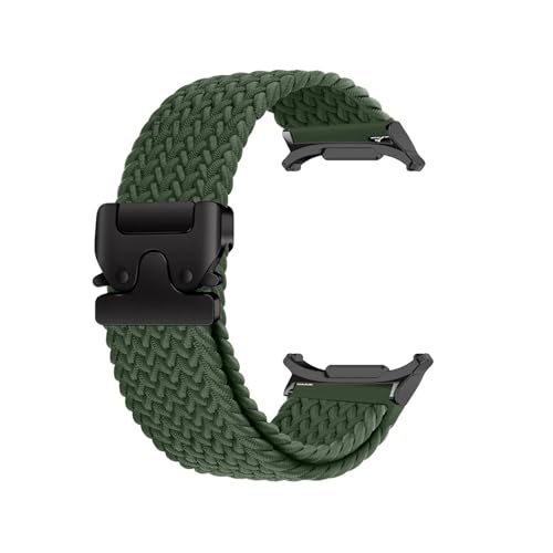 Bracelet nylon Samsung Galaxy Watch 7 Ultra 47mm, rechange tressé sport