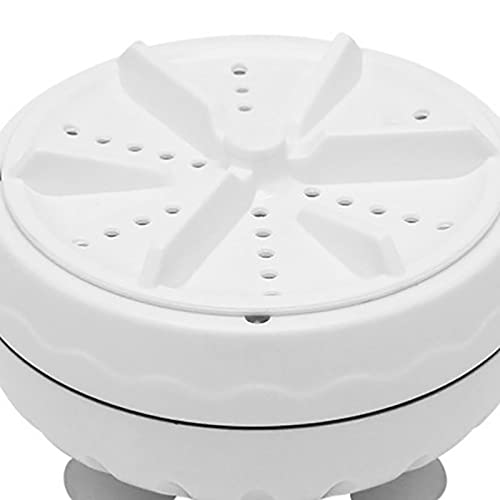 plplaaobo Mini máquina de lavar, mini máquina de lavar, ABS branco de alta potência com lâmpada azul