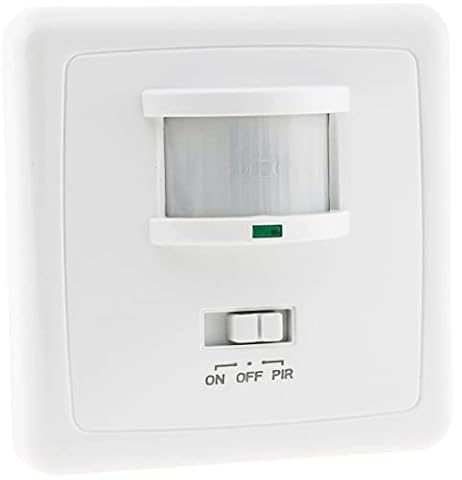Podtynkowy czujnik ruchu PIR 160° LED, technologia 3-przewodowa, kolor biały