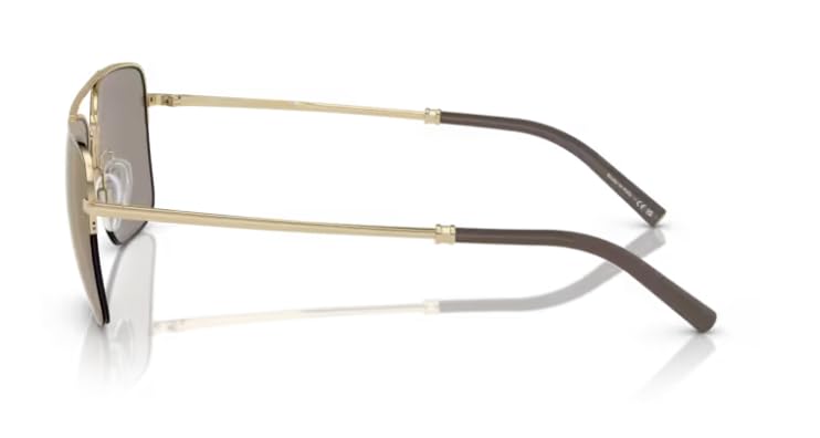 Oliver Peoples 0OV1343S R-2 50355A Umber-Gold/Desert Mirrored Square Men's Sunglasses, 56/18/1453