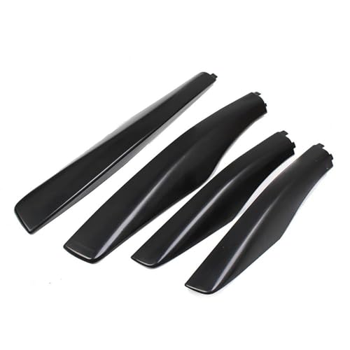 Cubierta protectora de barra de techo en ABS negro para Lexus RX 2004-2009, kit de 4 piezas
