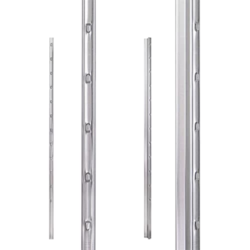 VOSS.farming Premium Wildzaun Komplettset 80cm 50m Knotengeflecht Verzinkt (50m Zaun 80/8/15 + 15 Z-Profilpfosten 150cm)