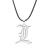 Gaweco Death Anime Yagami Light L L-shaped Necklace Pendant Alloy Cosplay (L-shaped Necklace)