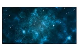 Frikigames Blue Nebula Spielmatte 6x3ft Weltraum-Design