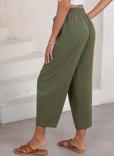 Image of EVALESS Women's High Waisted Wide Leg Palazzo Trousers
