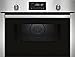Neff C1CMG84N0 Einbau Kompaktbackofen mit Mikrowelle N50 / 45,4 x 59,4 x 57,0 cm (H x B x T) / 44 l / Edelstahl / Grill / 15 Automatikprogramme