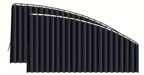 Pare-soleil voiture fenêtre latérale automatique et pliable pour le camping | Lot de 2