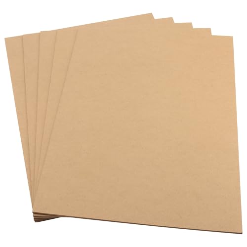 Image of HAKZEON 20PCS A3 MDF Craft Boards, 3mm Thick Medium Density Fiberboard Sheets 420x300mm for Laser Engraving and Pyrograph