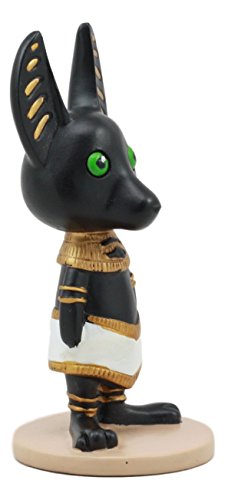 Ebros Weegyptians Collection Egyptian God Of Mummification And Afterlife Anubis Statue 4" Tall Ancient Deities Gods And Goddesses Of Egypt Collectible Figurine Historical Educative Sculpture #TOP3
