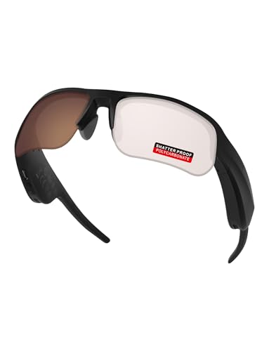 Image of PRO+ Polycarbonate Non-Polarized Replacement Lenses & Nose Pads for BOSE Tempo BMD0011 Sunglasses - Brown Photochromic-Blue Light Block