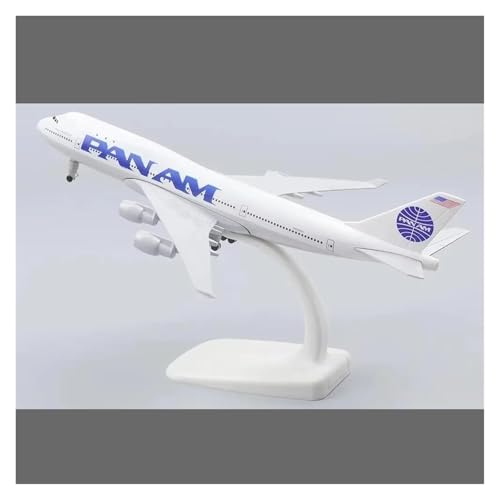 Avión B747 modelo de metal de 20 cm réplica a escala diecast con tren de aterrizaje 3
