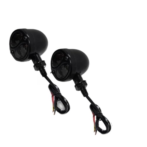 Feux de freinage arrière et clignotants LED moto haute visibilité pour Bobber