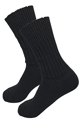 Wool Boot Socks: Pure Organic Virgin Wool Socks for Men and Women, Sizes 6-13.5