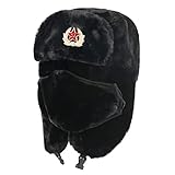 【Insignia de estrella】 ¡Recibirás nuestro Ushanka con una insignia de estrella ya adjunta!