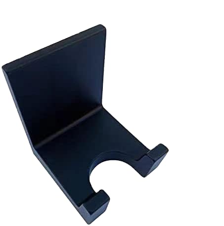 B002 Matte Black Bottomless Handle Ear Bracket, Espresso Machine Handle Hanger, Bottomless Portafilter Wall Rack,Coffee Machine Wall Mount Cabinet, Compatible with 51 53 54 58mm Bottomless Portafilter