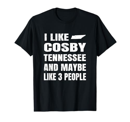 Cosby Tennessee Vintage TN Retro Home State City Divertente Maglietta