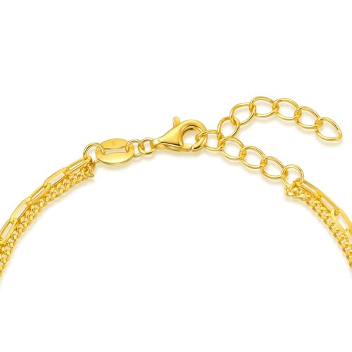 CHOW SANG SANG 999 24K Solid Gold Essence Double Double Chain Bracelet with Lucky Charms for Women Size 18cm 95771B Price-by-Weight 4.11g Gold3