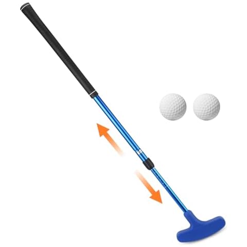 Golf Putter, Mini Golf Set Putter Men & Women Two-Way Golf Putter, Right/Left Handed Golf Club Indoor/Outdoor (Blue) Cover