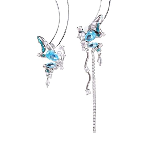 Boucles d'oreilles personnalisées AB pompon asymétrique : l'accessoire idéal pour vos soirées d'été