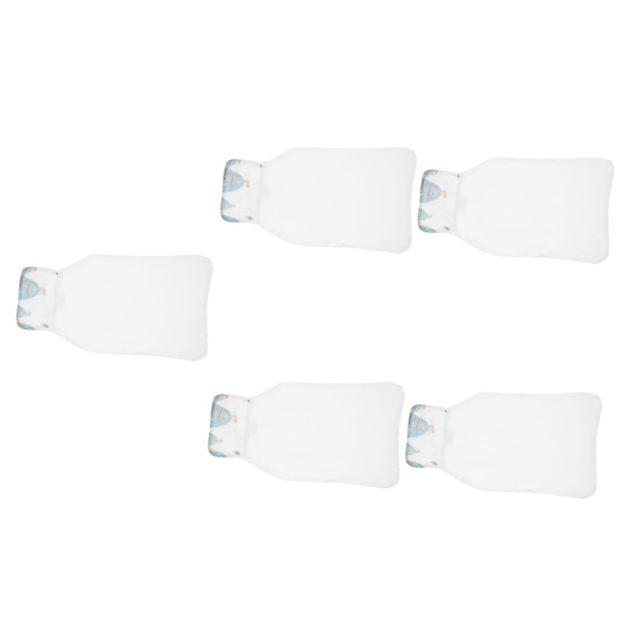 Lot De 5 Serviettes De en Coton pour Bébé Anti-Transpiration pour Bébé Bavoir pour Tout-Petit Chambre d'enfant Usage Domestique