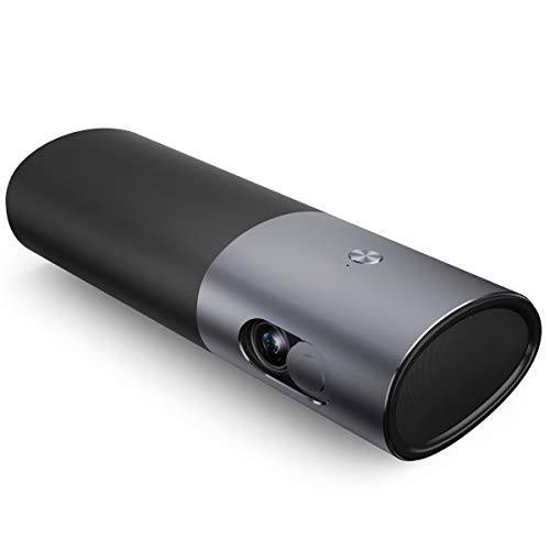 Portable Projector WOWOTO P5 Mini Projector, 400 ANSI Lumen Smart DLP 3D Projector, Support HD 1080p, 200’’ Picture, Built-in Battery, 4 Hours Playtime, Android OS Support Bluetooth, Wi-Fi Connection