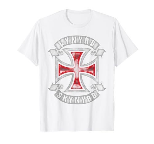 Logotipo de Lynyrd Skynyrd Nation, vintage, motero de los 70, rock clásico Camiseta