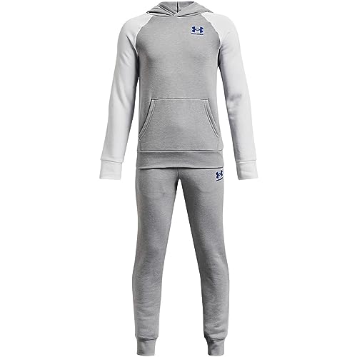 Under Armour YSM 1376328-035 - Set Two Piece Set Ua Rival Fleece Suit, Lago