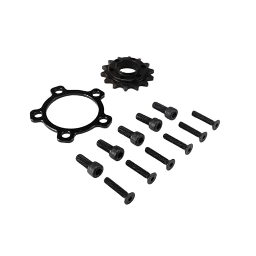 BIUGERCN Piñón de cadena de piezas de ensanchamiento de rueda trasera para bicicleta eléctrica de aluminio SUR RON Surron S/X SEGWAY X160 X260