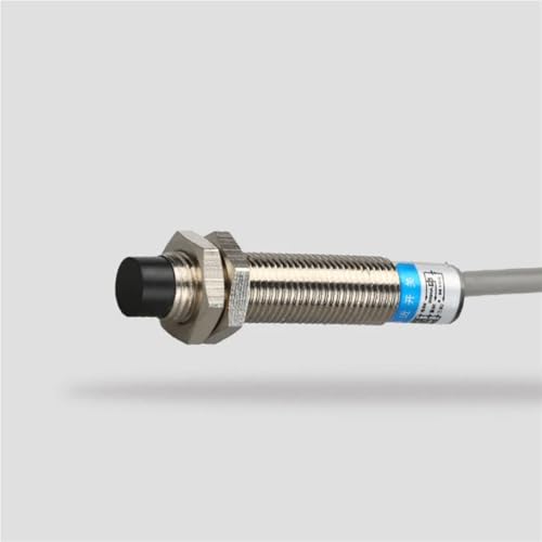 Sensor inductivo de carcasa metalica LJ10A3 con cable de 3 hilos y salida PNP NC 24V