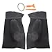 munirater 2Pcs Car Door Panel Black Leather Insert Cards Replacement for Beetle 1998-2010