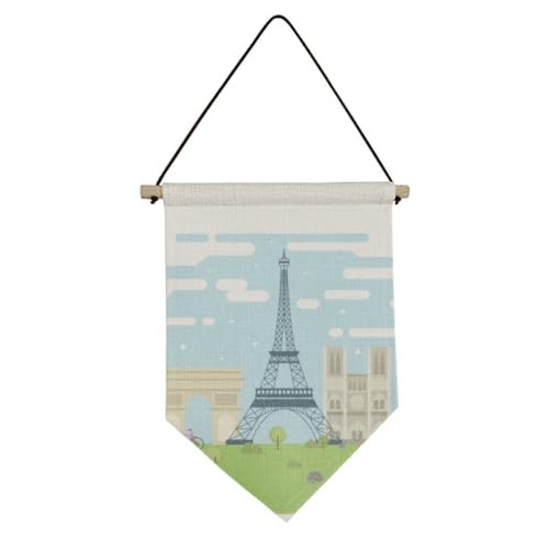Illustration Tour Eiffel à suspendre pour créer une ambiance bistrot
