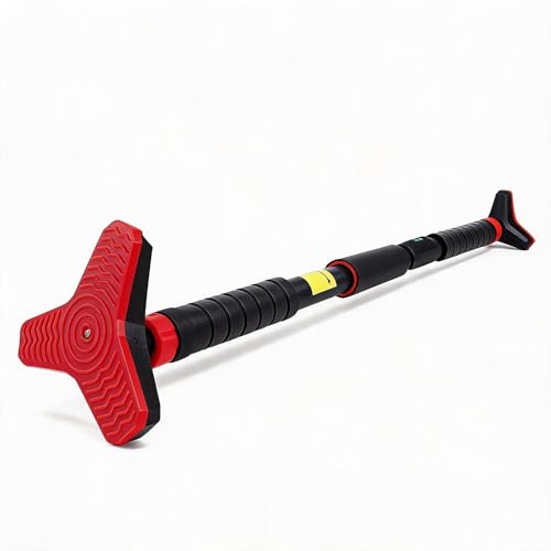 Pull Up Bar for Doorway, No-Screw Chin Up Bar with Level Meter & Locking Mechanism, Heavy Duty Home Gym Strength Training Bar, 440lbs Max Capacity, Adjustable Workout Bar for Men & Women by PeakPursuit - Used condition - CA$26.28