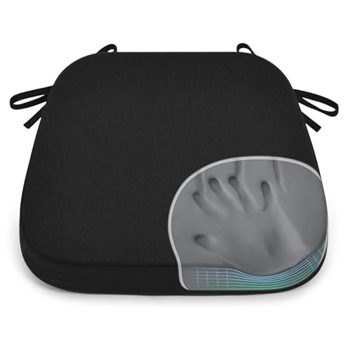 Shinnwa Dining Chair Pads, Patented Design Memory Foam...