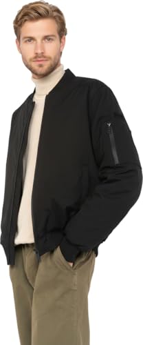 Schott NYC Homme Denis-noir-s BLOUSON, Noir, S EU