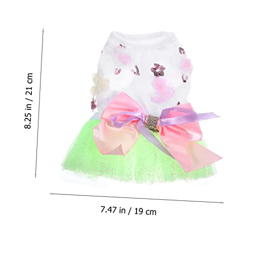 GANAZONO cão vestido princesa roupa para pet roupas para pet saia tutu cachorrinho fantasias para me