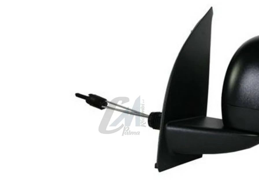 SPECCHIETTO RETROVISORE MECCANICO SINISTRO NERO PER FIAT PANDA 169 DAL 2010 AL 2012