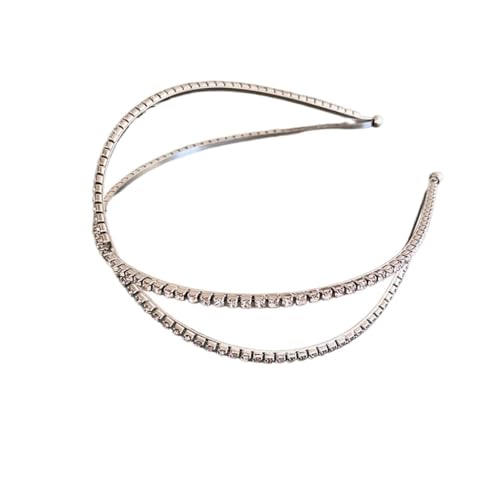 Bandeau cheveux strass croix X bandes serre-tête quotidien