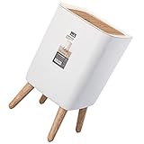 Poubelle avec couvercle - une poubelle indispensable pour la maison, de forme exquise, avec un couvercle pour bloquer, poubelles pour cuisines