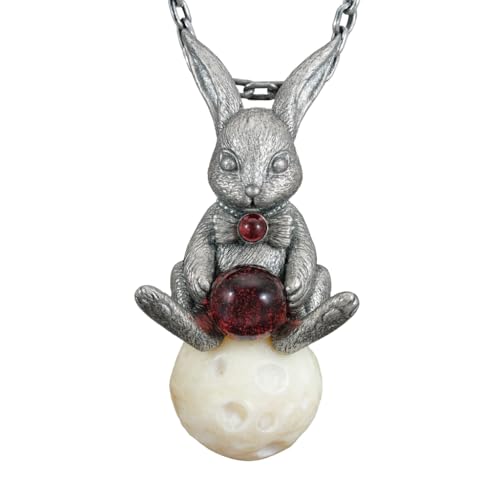 Pendentif lapin de lune argent 925 pour remplacer les bijoux industriels