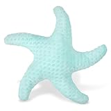Marble Empire Starfish Pillow for Couch and Bed, Coastal Decor Throw Pillow, Ocean Beach Theme Accent Pillow for Living Room（Aqua）