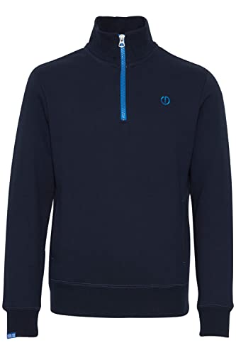 !Solid SDBennTro Ziptroyer Troyer Herren Sweatshirt Pullover Sweater, Größe:L, Farbe:Insignia B (791991)