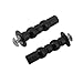 Lychee Light Toilet Seat Hinge Screw 2 Pack,Compatible with TOTO Toilet,Expanding Rubber Bolt Top Nuts Set for Top Mount Toilet Seat Tightening Kit Replacement (Black Rubber Screws-2PACK)