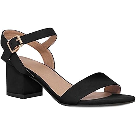 Fashion Thirsty Women's Comfort Heeled Sandals Cover
