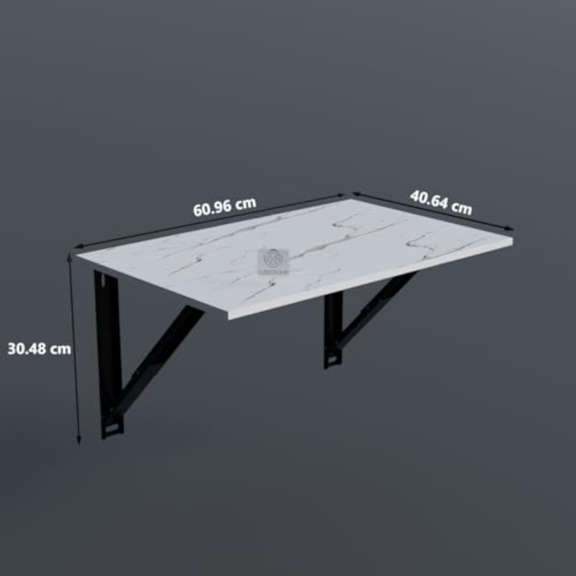Wall Mounted Study Table for Smart Space, Foldable Feature